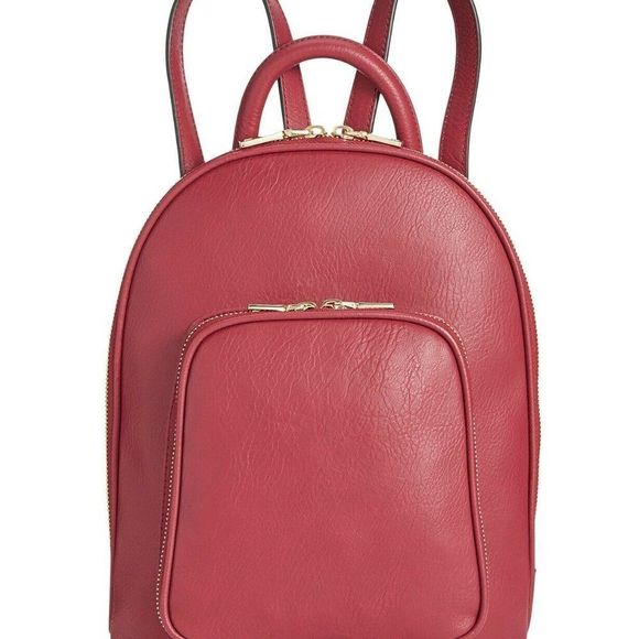 INC International Concepts Handbags - INC Farahh Crimson Red Small Backpack